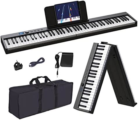 Maxmass 88 Keys Folding Digital Piano Portable Electronic Keyboard