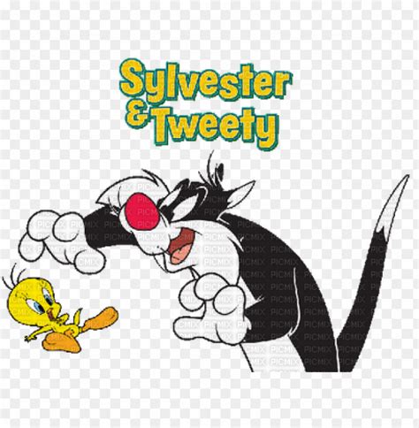 Sylvester Tweety Grosminet Titi Downtown Looney Tunes All Characters Sticker Sheet Png