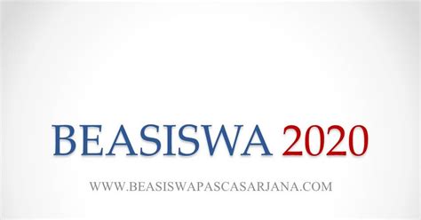 Beasiswa S2 Taiwan 2020 Info Beasiswa Kuliah