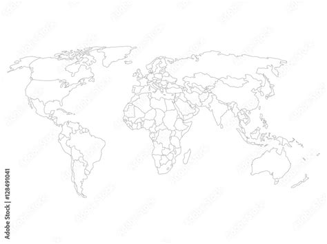 Printable Blank World Map With Countries Blank World Map,