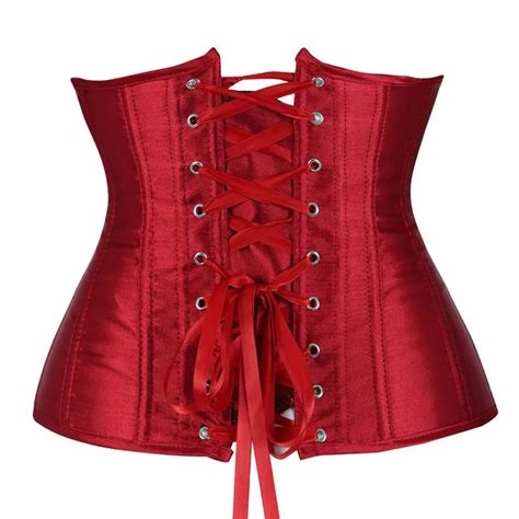 Sexy Gothic Underbust Corset Waist Cincher Bustiers Top Etsy