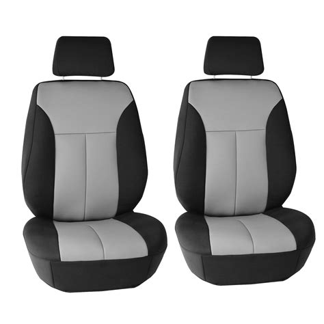 Fh Group Car Seat Covers Front Set Neoprene Car Seat Cover For Low Back Seats With Removable