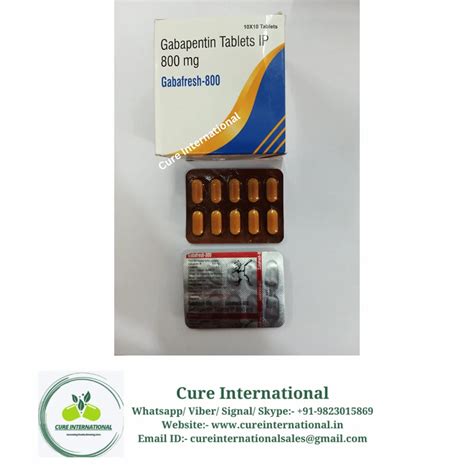 Gabafresh 800Mg Gabapentin Tablet 10 Tablets At Rs 260 Stripe In