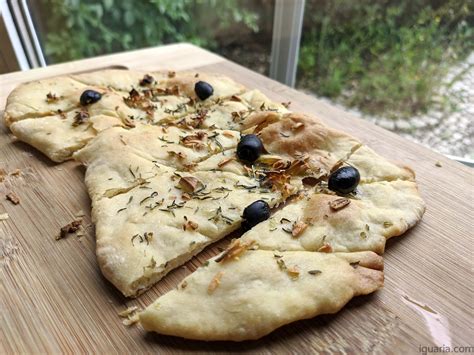 Focaccia De Alho Iguaria Receita E Culin Ria