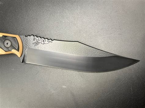 Half Face Blades Crow Scout Desert G10 Black Cerakote S35VN W Kydex