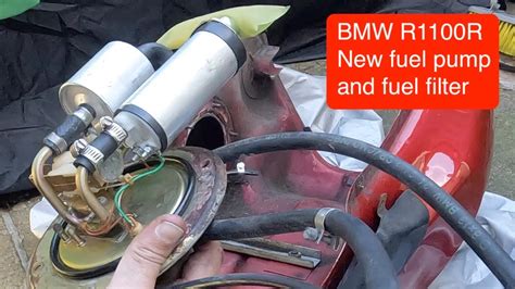 Bmw R R New Fuel Pump And Fuel Filter Youtube