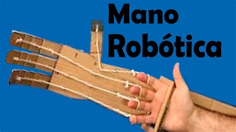 Como Hacer Una brazo Robótico Casero o Mano Robótica Muy Fácil Paso a