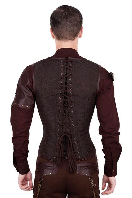 Edlef Underchest Steampunk Mens Corset