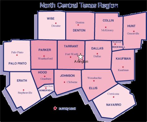 Map Of northern Texas Cities | secretmuseum