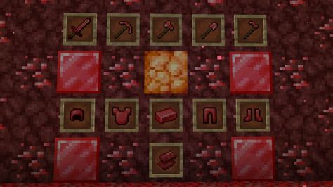 Red Netherite Minecraft Texture Pack