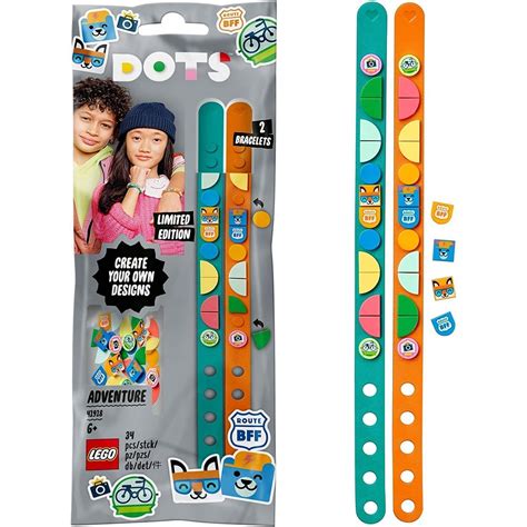 LEGO Dots Adventure Bracelets Jewellery Set 41918 | Toys-shop.gr