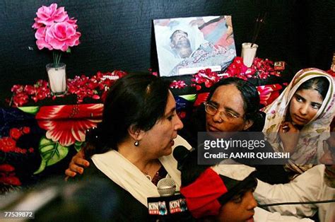 Benazir Bhutto Visits Ancestral Home Photos and Premium High Res ...