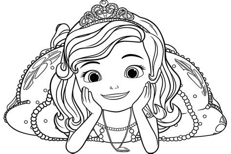 Sofia the First Coloring Pages