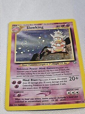 Pokémon TCG Slowking Neo Genesis 14 Holo 1st Edition Holo Rare eBay