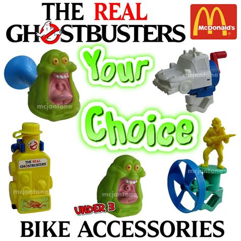 McDonald S 1992 REAL GHOSTBUSTERS Bike Accessory SLIMER Ghostbuster