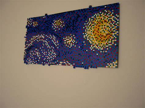 Starry Night LEGO Mosaic