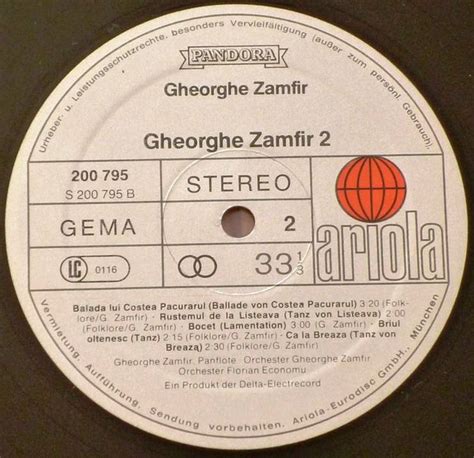 Gheorghe Zamfir Gheorghe Zamfir 2 LP Album Akerrecords Nl