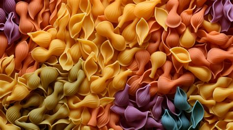 Vibrant Uncooked Italian Pasta Fusilli A Captivating Background Texture