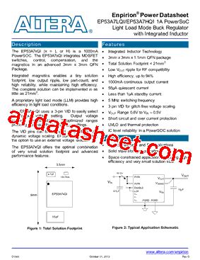 Ep A Lqi Datasheet Pdf Altera Corporation