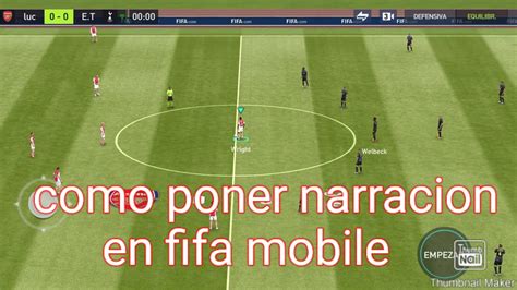 Como Poner Narración En Español Fifa 22 Mobile Lucianitoytgx Youtube