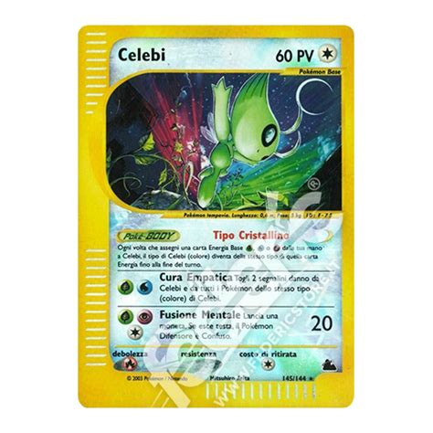 145 144 Celebi Tipo Cristallino Holo IT MINT Federicstore