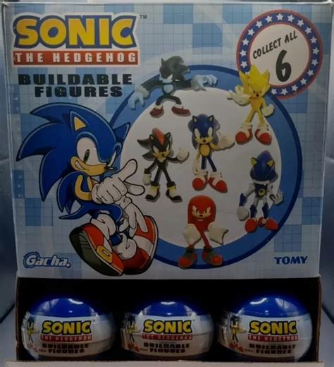 Tomy Gacha Sonic The Hedgehog Blue Ball Buildable Mini Figure Sega New