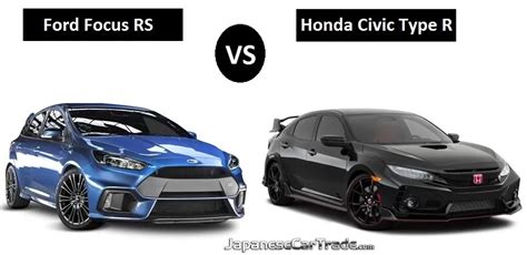 Ford Focus RS vs Honda Civic Type R - Car Comparison