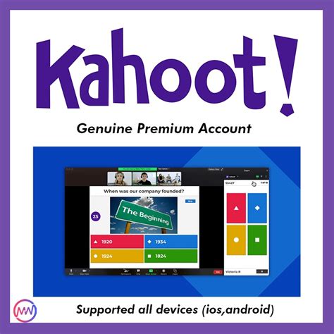 Kahoot 7 Days Pro Premium Play Create Quizzes IOS Android Window