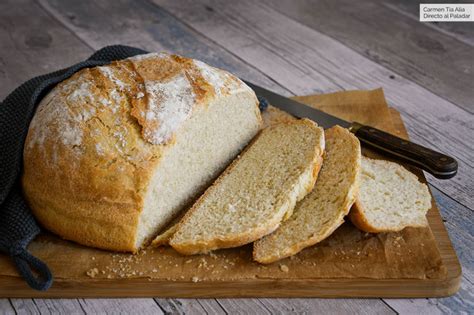 Pan casero con harina común receta de cocina fácil sencilla y tradicional