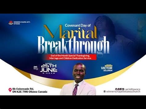 Covenant Day Of Marital Breakthrough Thanksgiving Dedication Th