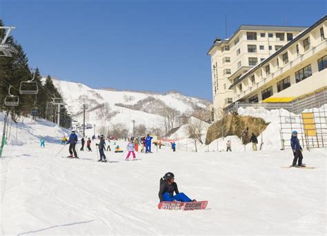 The Ski Slope Of Niseko Mt Resort Grand Hirafu At Niseko Hokkaido