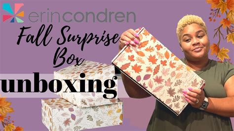 Erin Condren Fall Surprise Box Unboxing My Honest Review Youtube