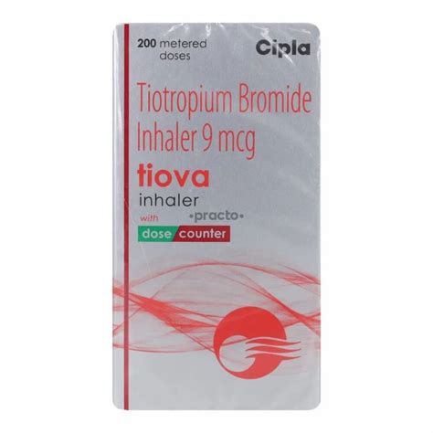 Tiova Inhaler Tiotropium Prescription Treatment Anticholinergic At