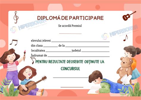 Diplomă Concurs Diplome scolare Hiperborea ro