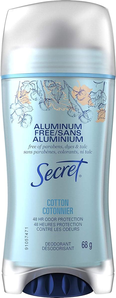 Secret Aluminum Free Deodorant Cotton 68g Amazon Ca Everything Else