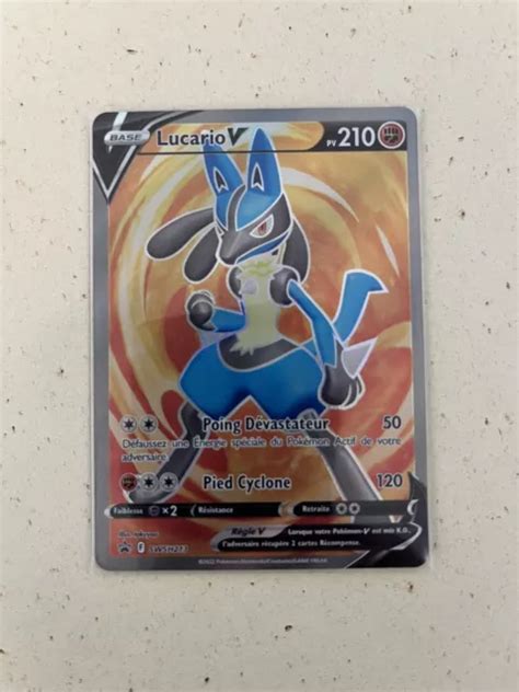 Carte Pok Mon Lucario V Fa Swsh Promo Fr Neuf Eur