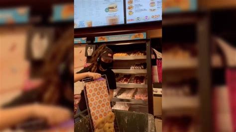 Dunkin Donuts Employee Trashes Hundreds Of Donuts Viral Video Shows