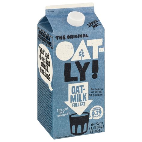 Oatly Full Fat Oatmilk 64 Fl Oz 64 Fl Oz Shipt