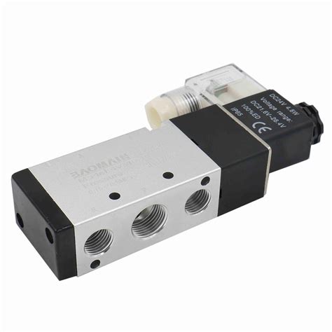 Baomain Pneumatic Solenoid Air Valve V Dc V Way Position