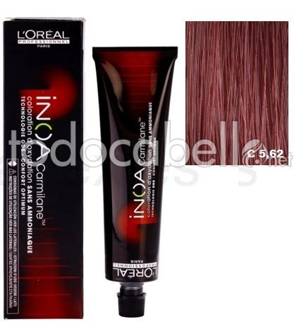 LOreal INOA Carmilane C5 62 Castaño Claro Rojizo Irisado 60g