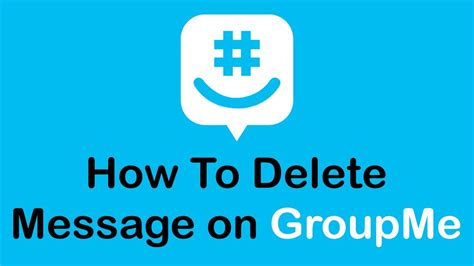 How To Delete Messages On Groupme Delete Chats In Groupme App 2022 Youtube