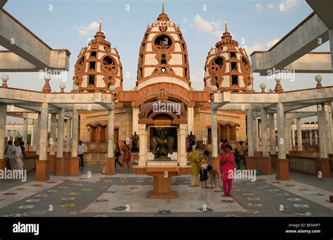 Iskcon Temple New Delhi India Stock Photo - Alamy