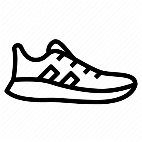 Run Running Shoes Sneakers Icon