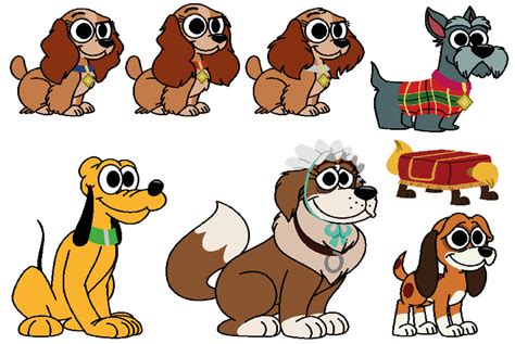 More Disney Dogs In 101ds Style By Valentingc2001 On Deviantart