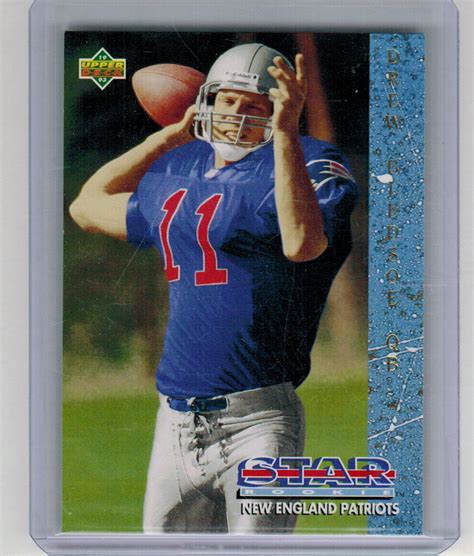 1993 Upper Deck 11 Drew Bledsoe New England Patriots Rookie Card RC EBay