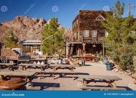 Nelson Ghost Town Nevada Usa October Main Building Of