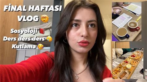 Final Haftası Vlog🤯 Akademik Kadına Bravo 🤡 Kutlama🧚🏻‍♀️ Vize Sonuçları