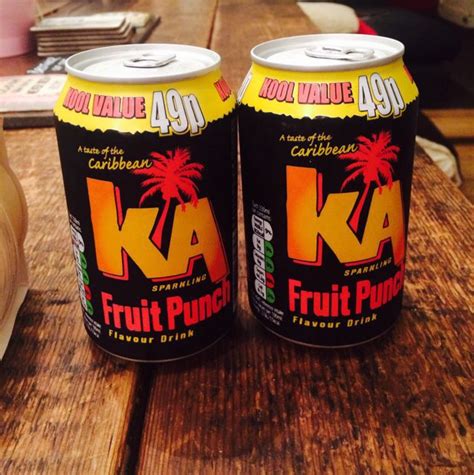 Ka fruit punch cans for that teopical feeling - OLIO