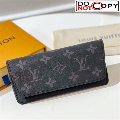 Louis Vuitton Woody Glasses Case Monogram Eclipse Canvasblack