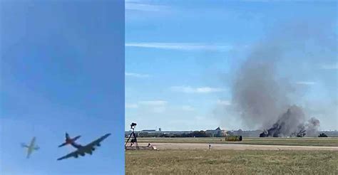 Two Planes Collide During Us Air Show 6 Feared Dead